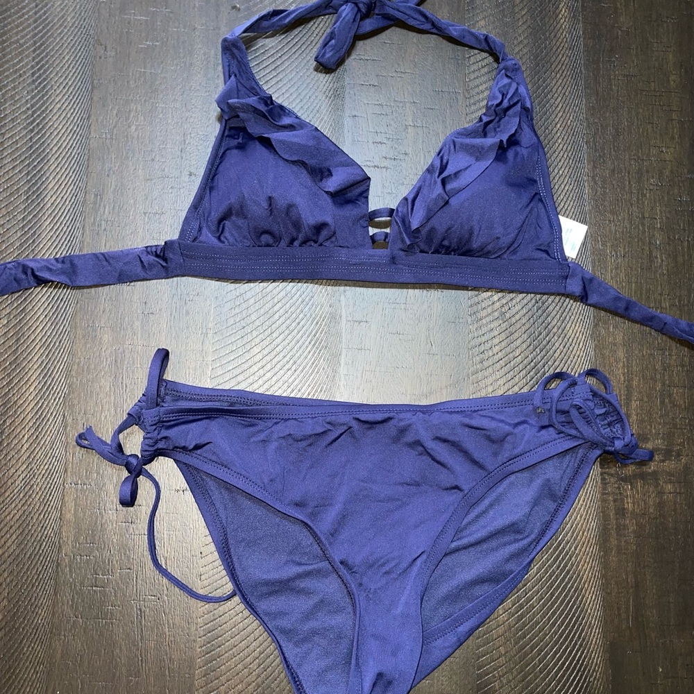 Women's Navy Bikini Set